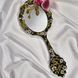 Mirror with handle with flowers | Desire Art