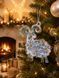 Symbol of 2027 ornament with botanical d&eacute;cor and clear resin