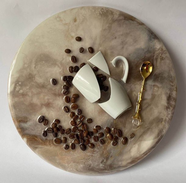 Author's painting &ldquo;Coffee Morning&rdquo; - a fragrant accent in your interior