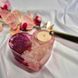 Handmade epoxy resin candle holder with flowers