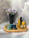 Handmade epoxy resin stand by the author Silence