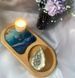 Handmade epoxy resin stand by the author Silence